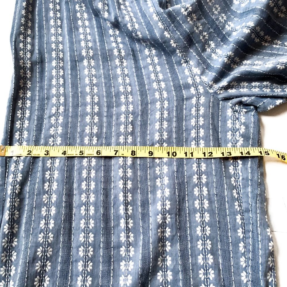 NWOT anthropologie dobby striped jumpsuit blue M - Picture 10 of 10